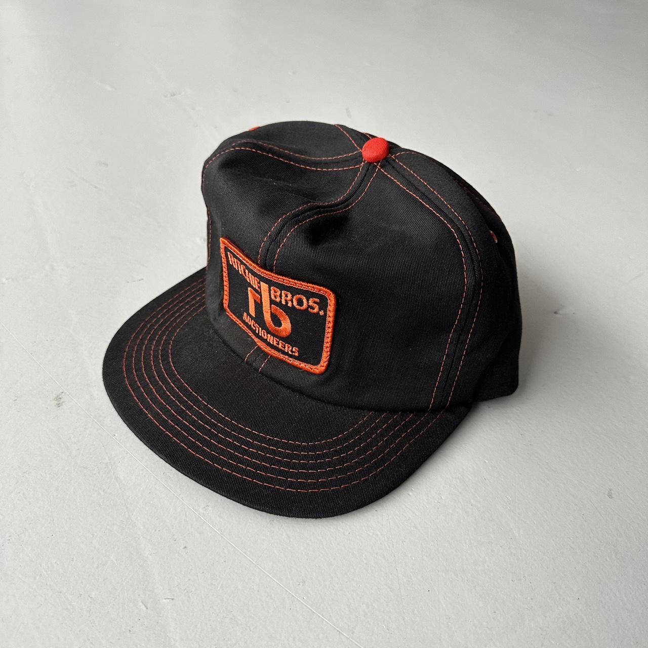 Black Richie Bros Vintage Cotton SnapBack Trucker Cap