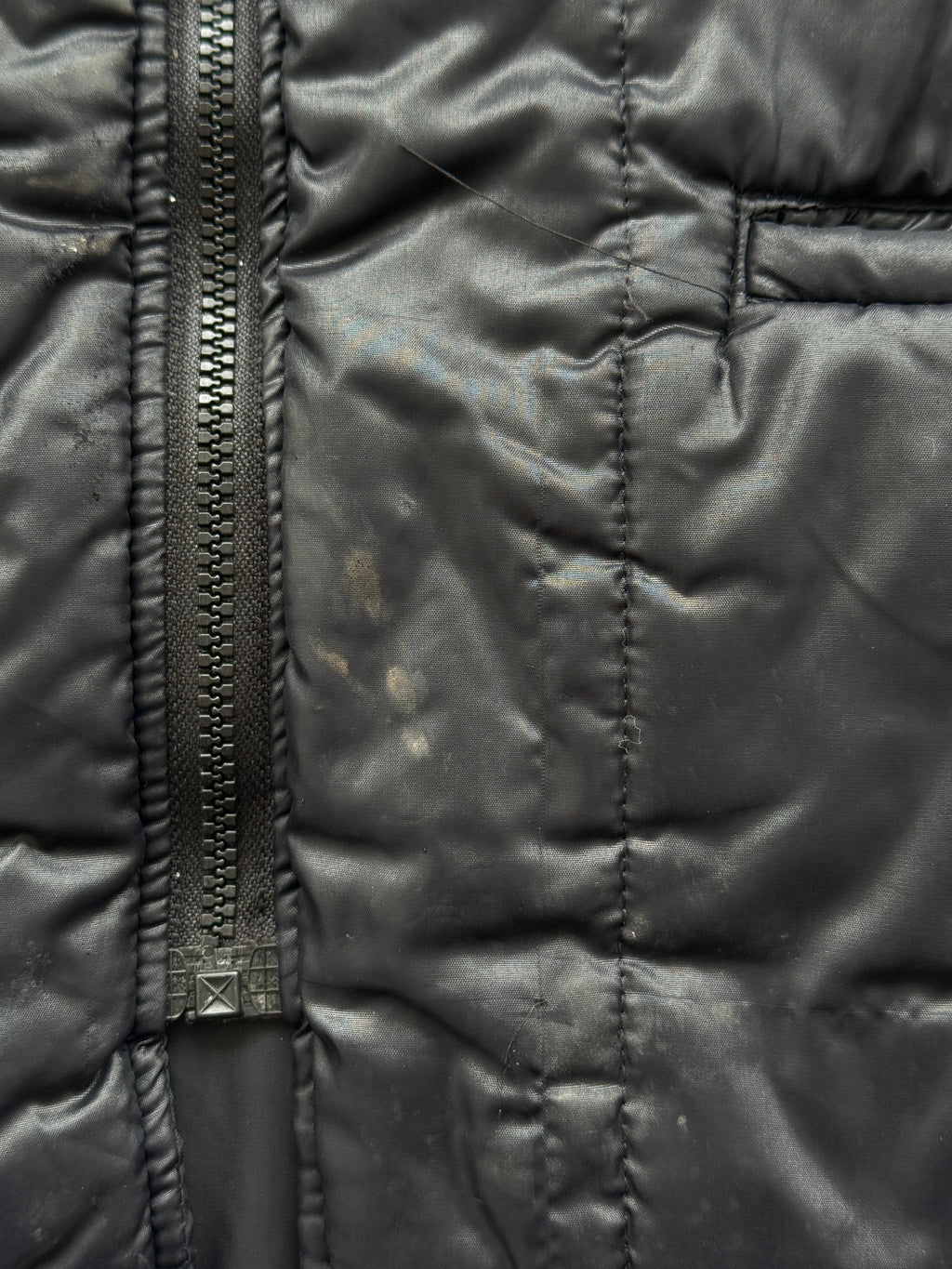 CB Radio Nuts Patch Quilted 70s/80s Vintage Gilet Vest - XL