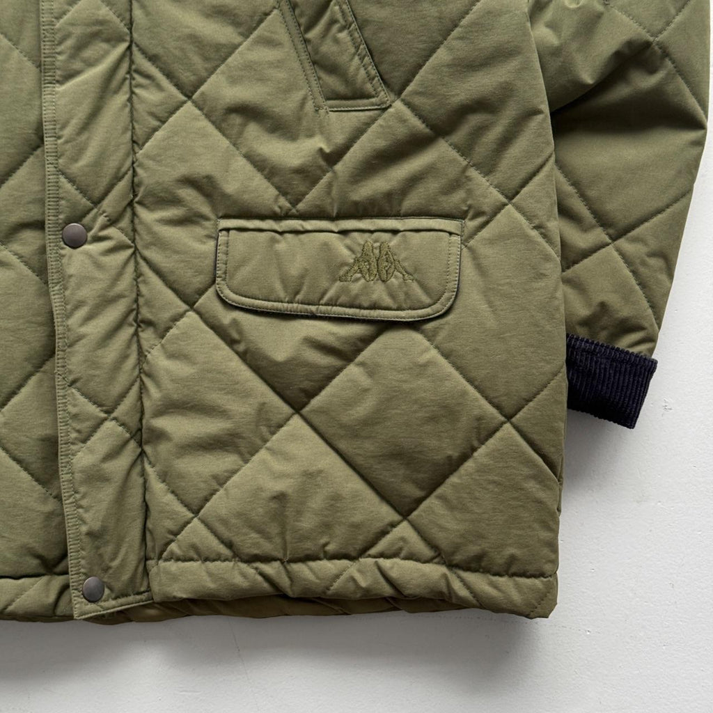 Green Kappa 90's Heavy Duty Quilted Jacket - XL