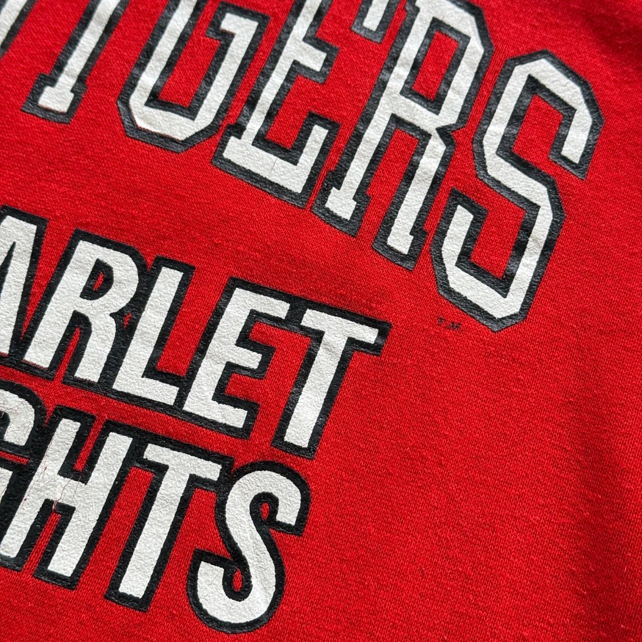 Red Rutgers College 90’s Vintage Graphic Sweatshirt - Small