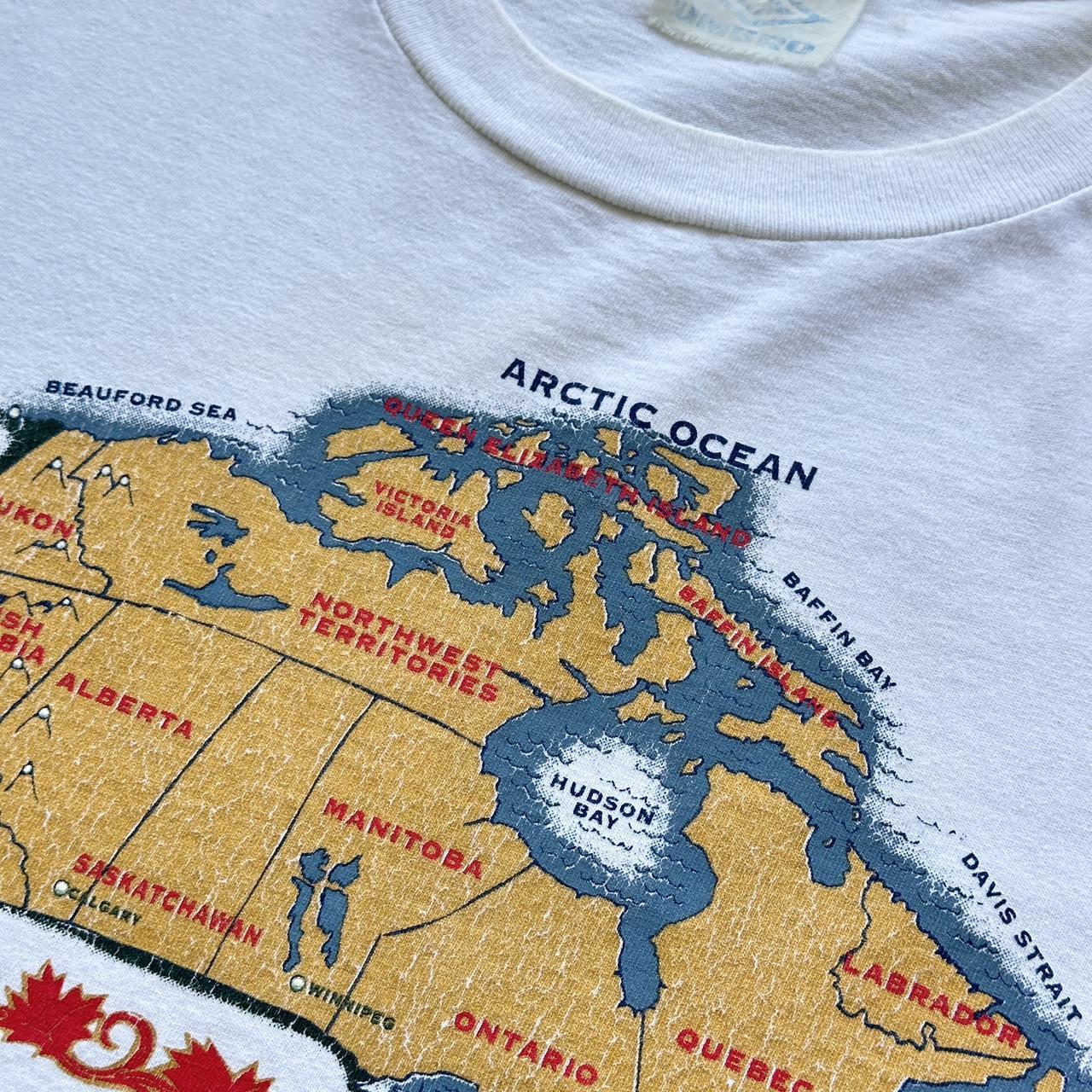 White Canada Tourist Vintage 90's T-shirt - XL