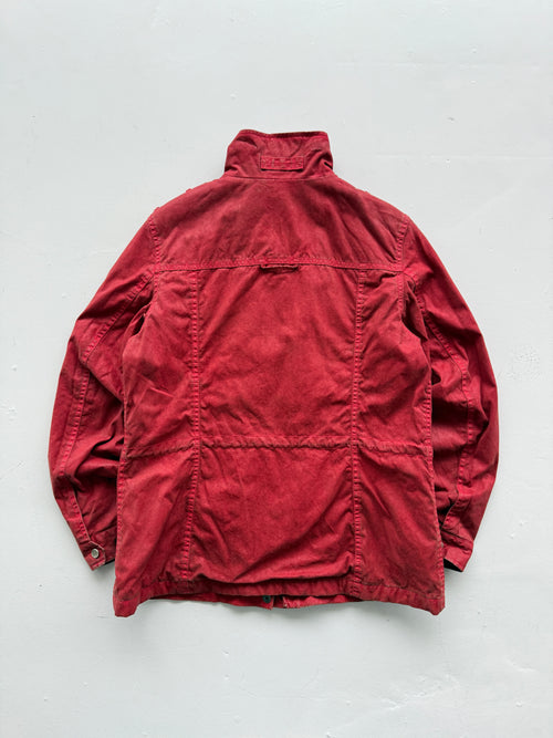 Faded Red Gant 90's Vintage Blanket Lined Field Utility Jacket - Medium
