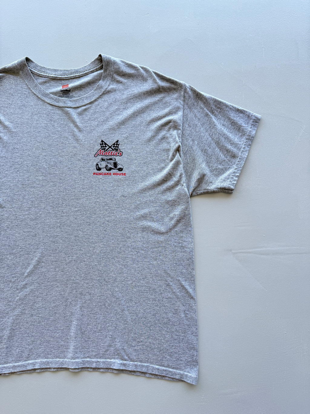 Grey Mattie's Pancake House Hot Rod 90's Vintage Graphic T-Shirt - XL