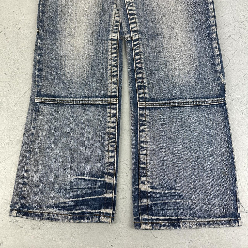 Mens Y2K Panelled Denim Jeans - 30” x 30”