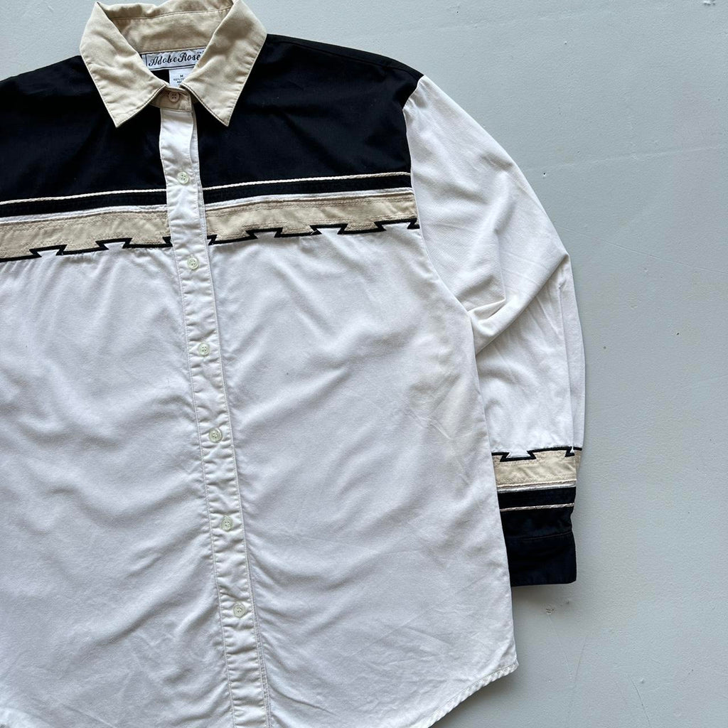Womens Western Cowboy 90s Vintage Shirt - Medium