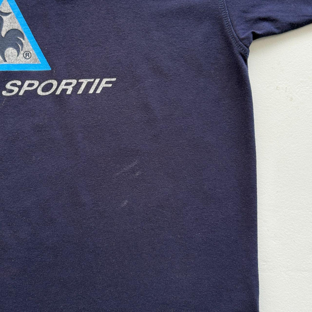 Blue Manchester City 1999-2000 Training Vintage Graphic T-Shirt - Large