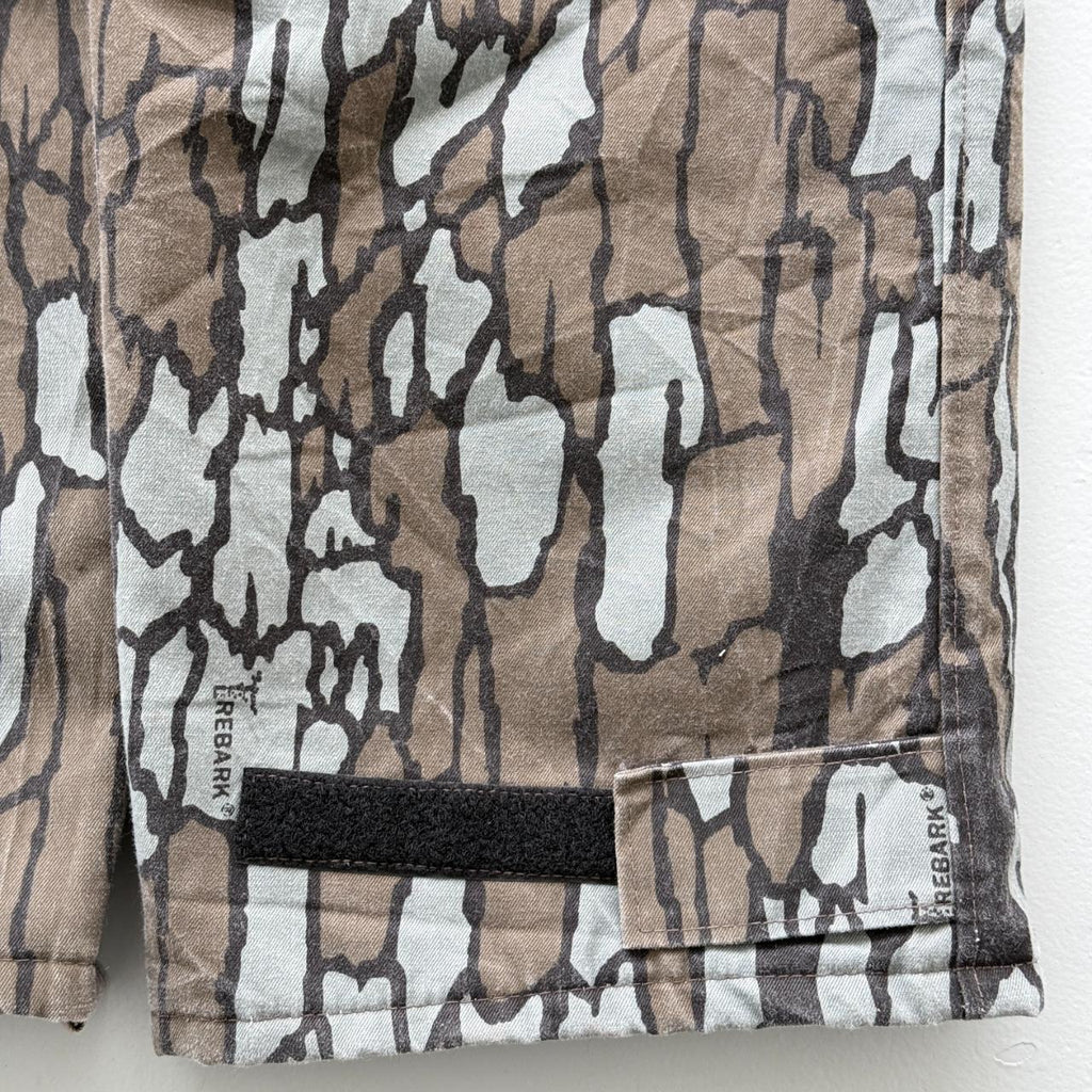 Tree Bark Gortex Camo 90s Cargo Pants - 36" x 30"