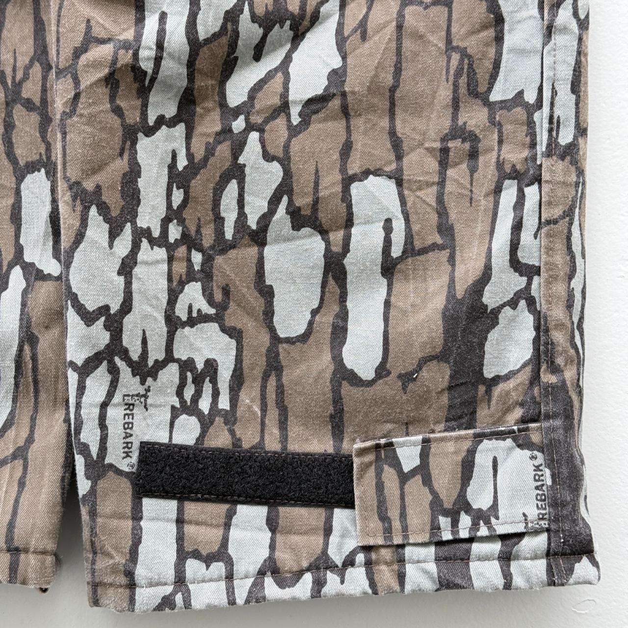 Tree Bark Gortex Camo 90s Cargo Pants - 36" x 30"