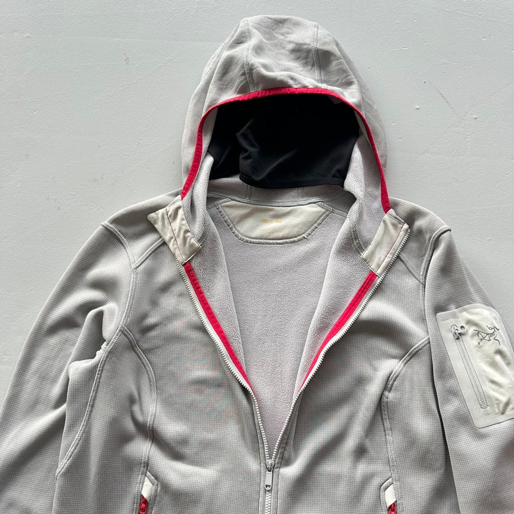 Grey Arc’teryx Zip-up Hooded Polartec Mid Layer Sweatshirt - Womens Large