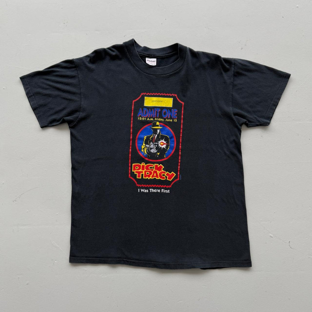 Black Dick Tracy 00s Vintage Graphic T-Shirt - Large