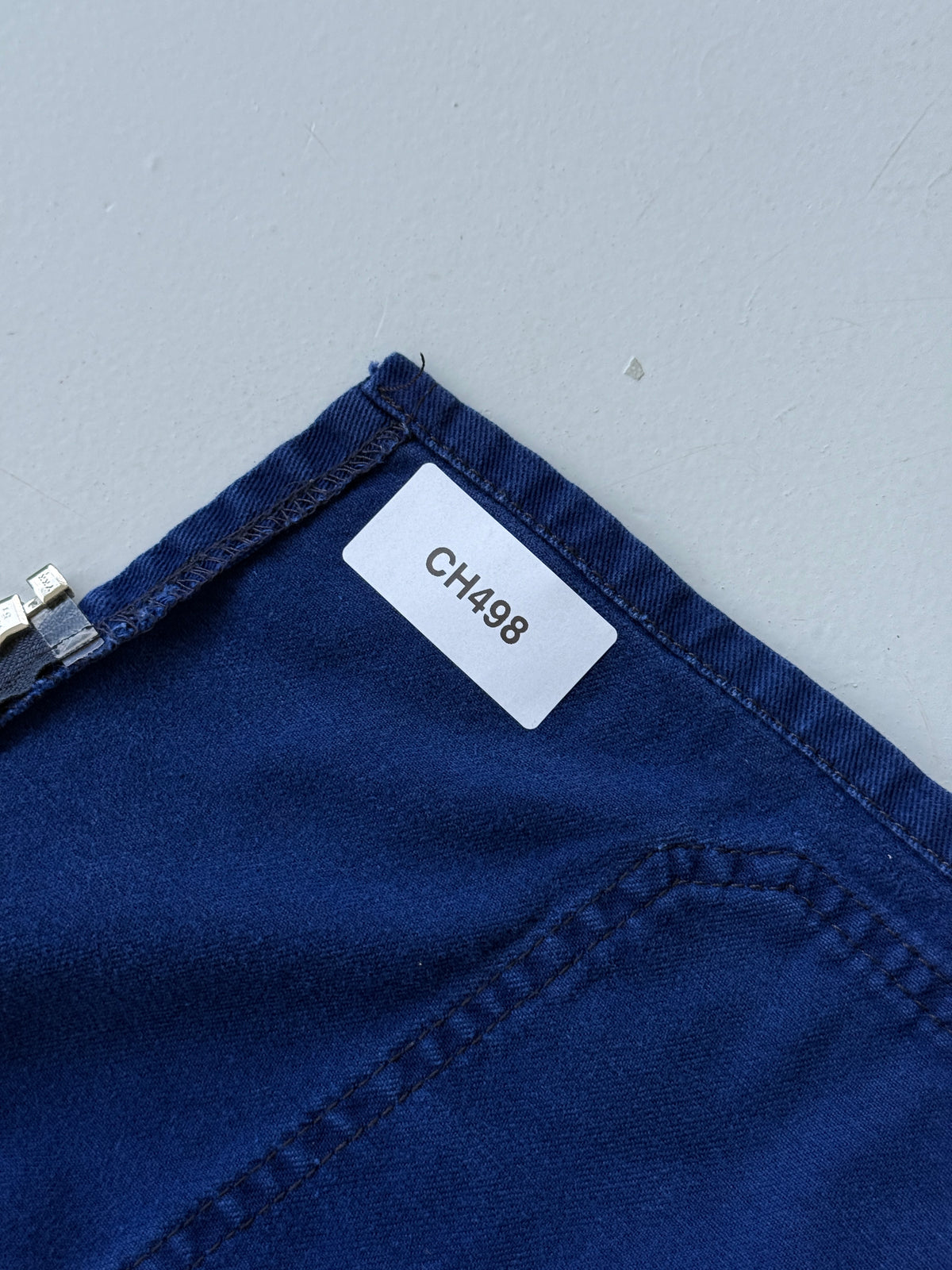 Navy Blue French 80's Vintage Workwear Chore Jacket CH498 - Medium
