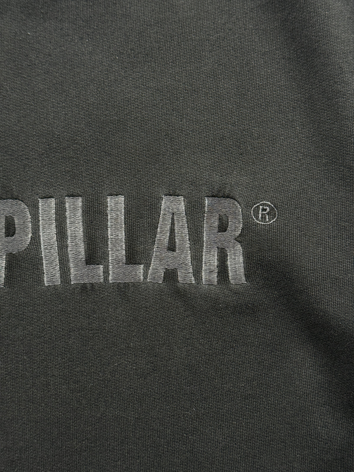 Caterpillar CAT Black Embroidered 90's Vintage Sweatshirt - Medium