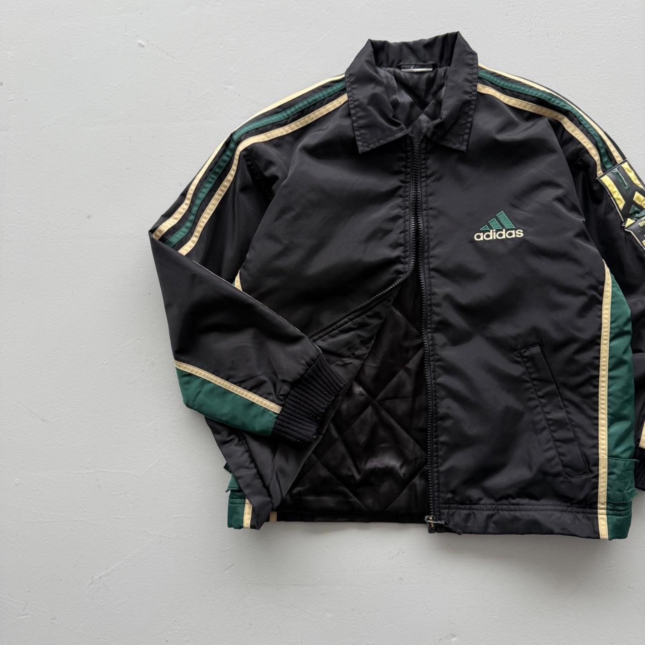 Black Adidas 90’s Vintage 3 Stripes Jacket - Small