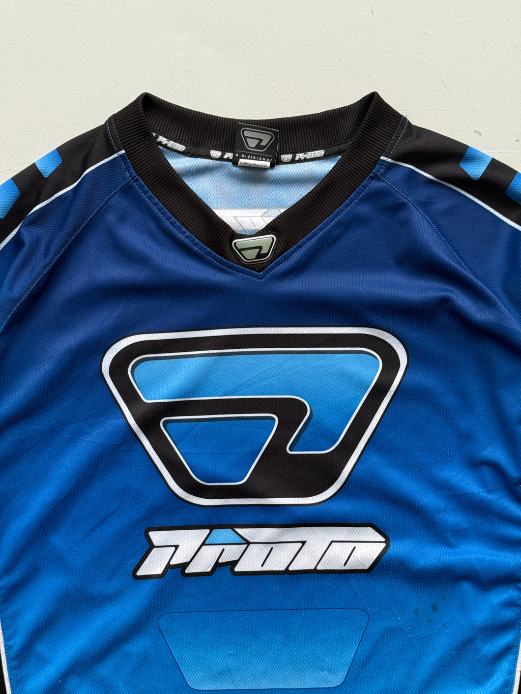 Proto Blue Vintage Paintball Jersey T-Shirt 90's - 2XL
