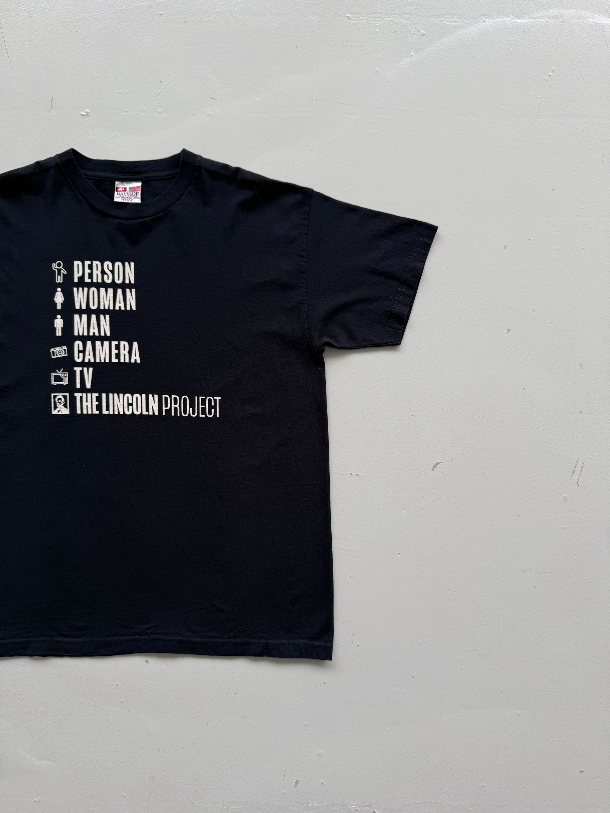 Black The Lincoln Project 00's Vintage Graphic T-Shirt - XL