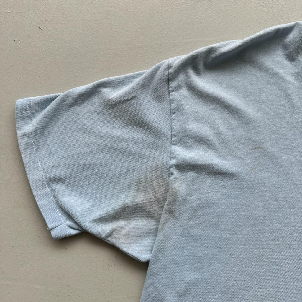 Light Blue Lucky Trail 90s Vintage T-shirt - XL