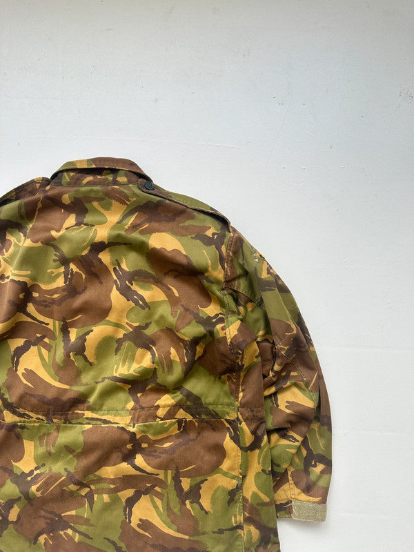 British Army Pattern Camouflaged Combat Field Jacket Smock - Large