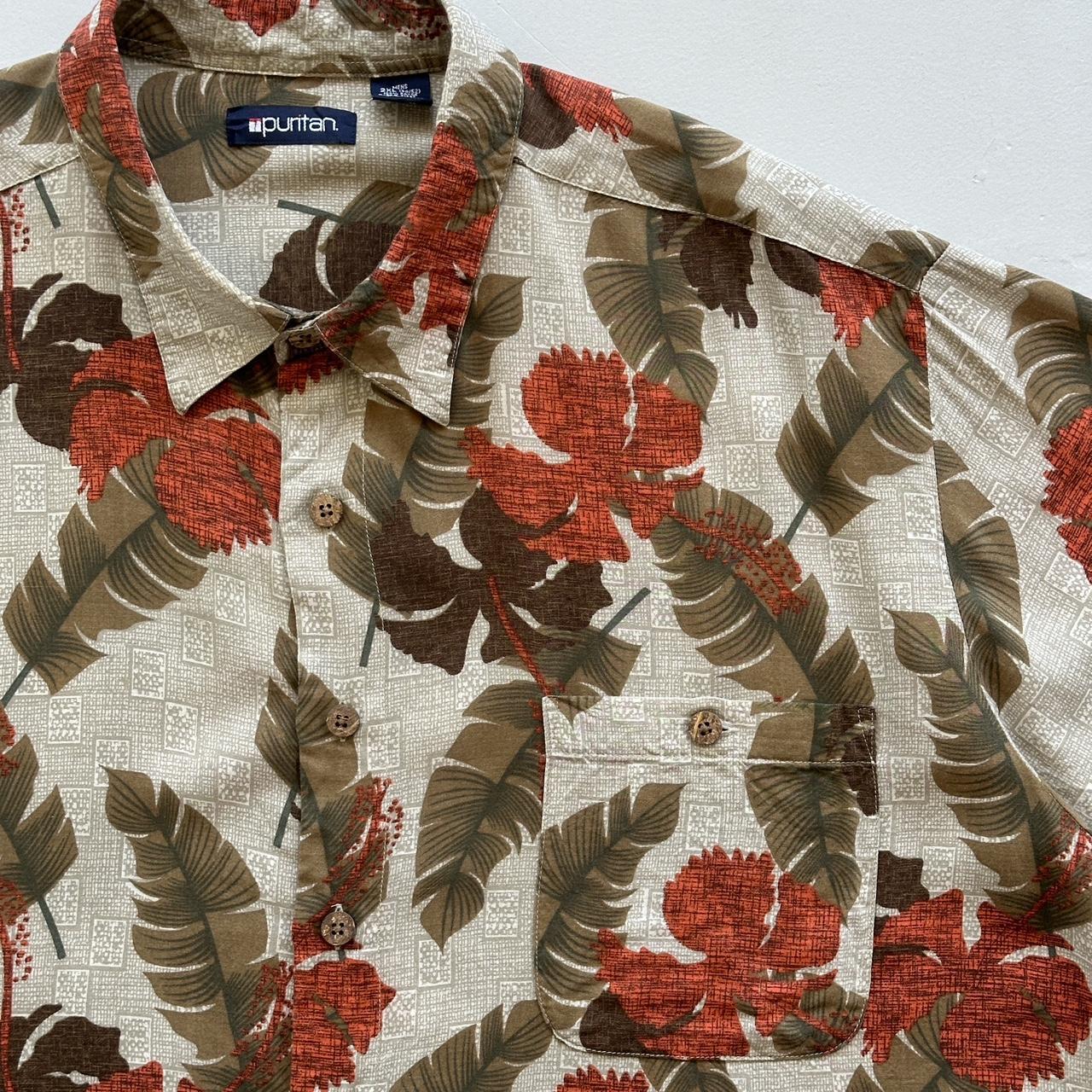 Hawaiin Cotton Summer 90s Vintage Shirt - 2XL