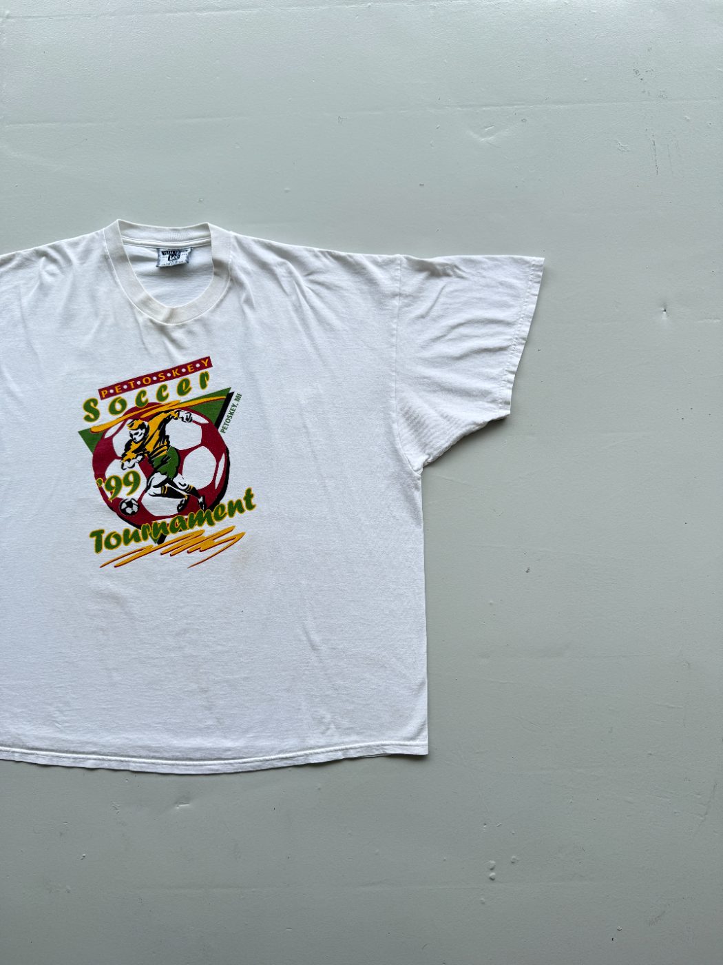 Lee Petoskey '99 Soccer Tournament Vintage Graphic T-Shirt - XXXL