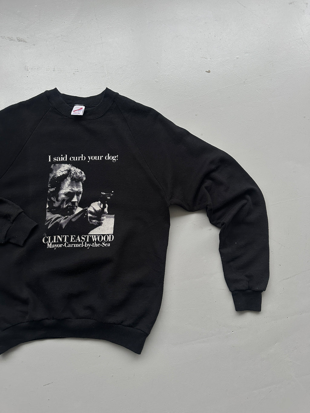 Black Clint Eastwood Vintage Sweatshirt 90's Crewneck - Medium