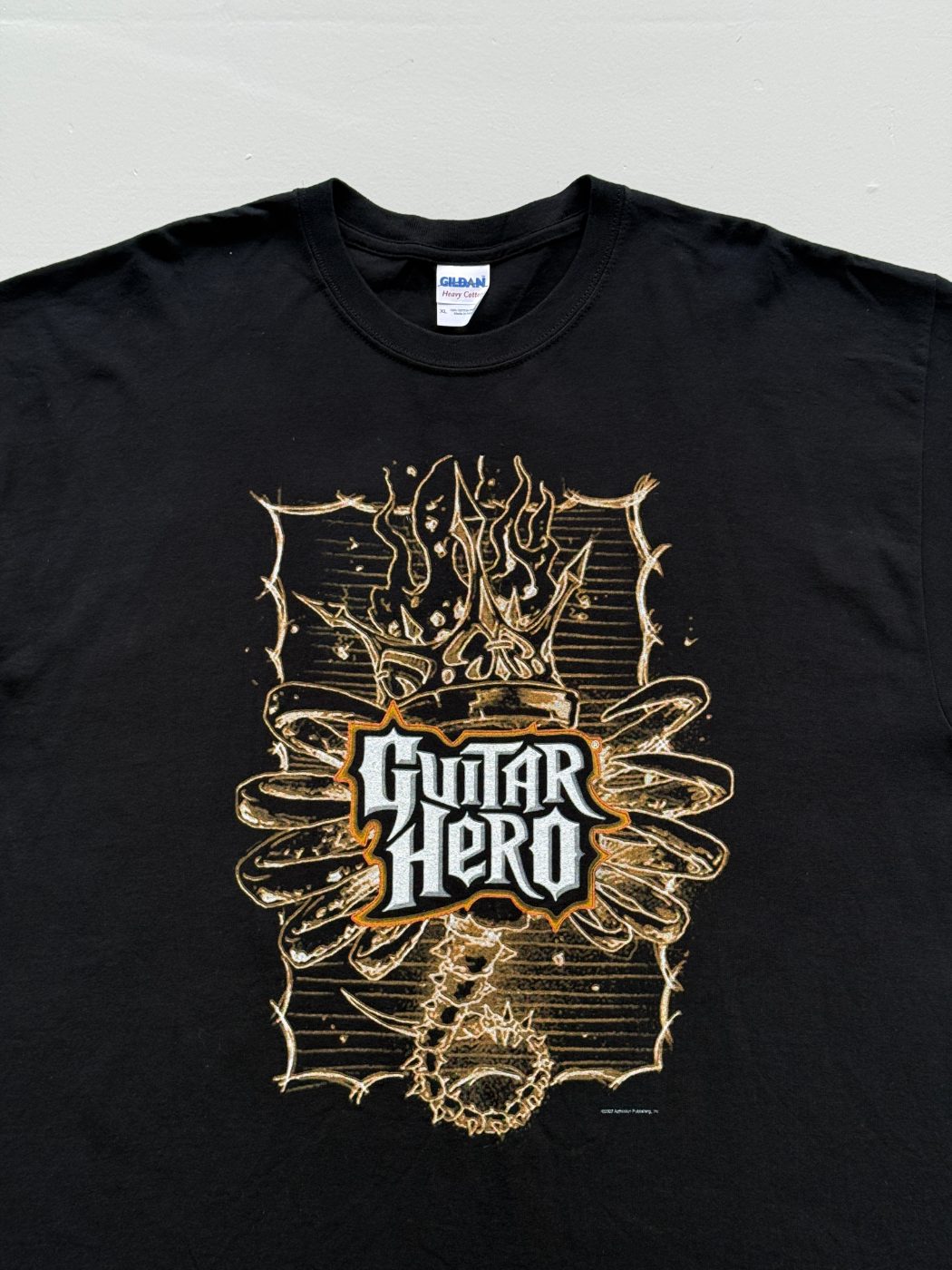 Guitar Hero Activision 2007 Y2K Vintage Graphic T-Shirt - XL