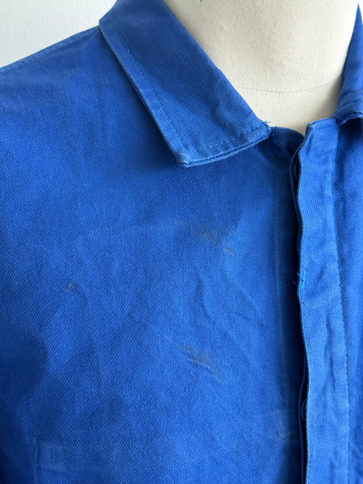 Blue Ergos French Vintage Workwear Chore Jacket CH440 - Medium