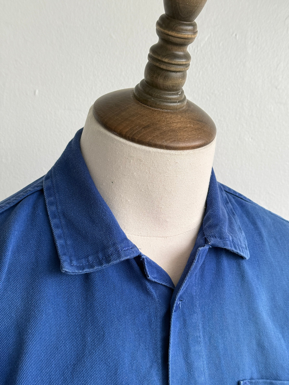 Faded Blue LMA 2000's Vintage Workwear Chore Jacket CH443 - Small