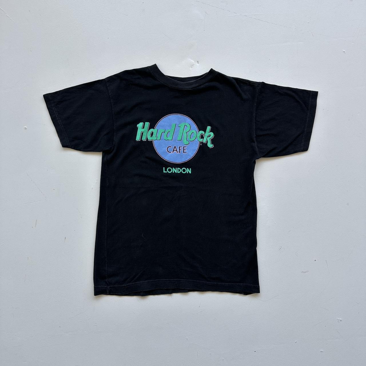 Hard Rock Cafe London Black 90s Vintage T-shirt - Medium