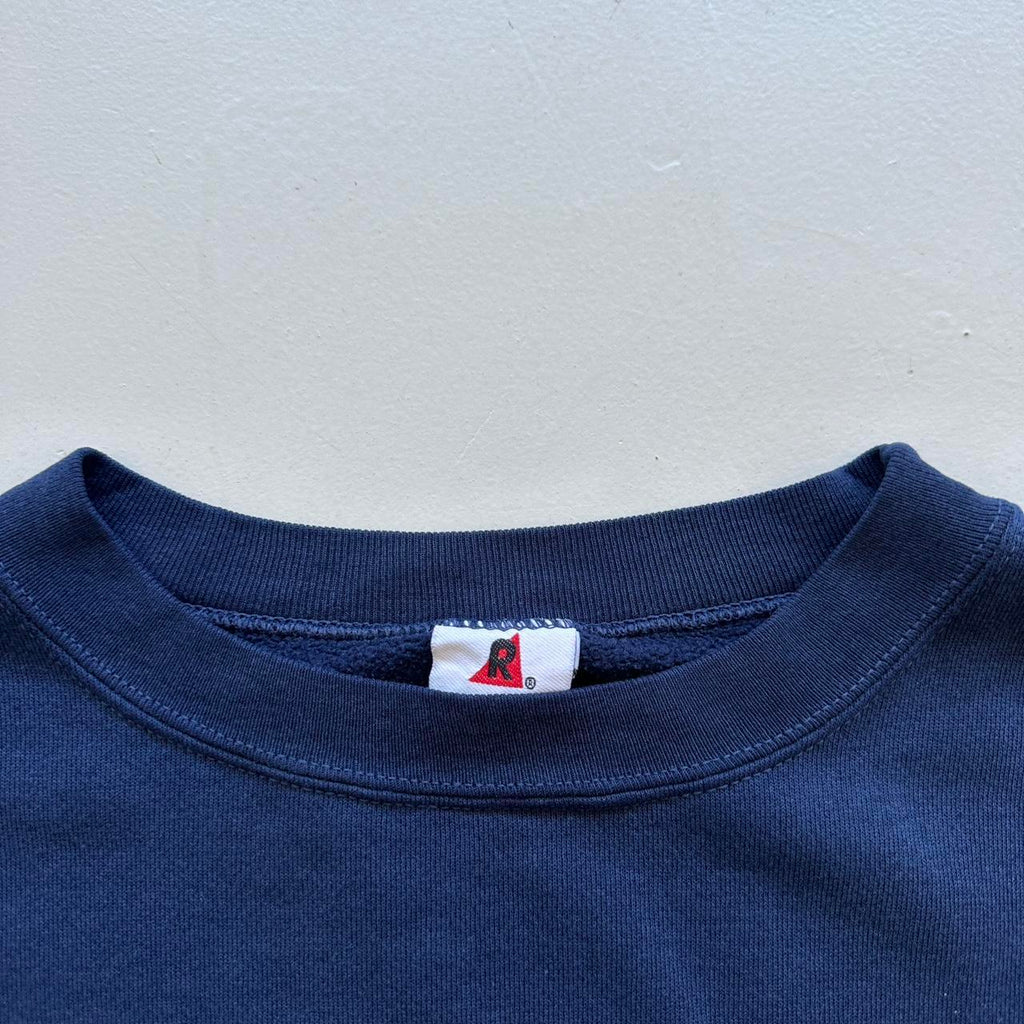 Navy Notre Dame 90s Vintage Sweatshirt - XL
