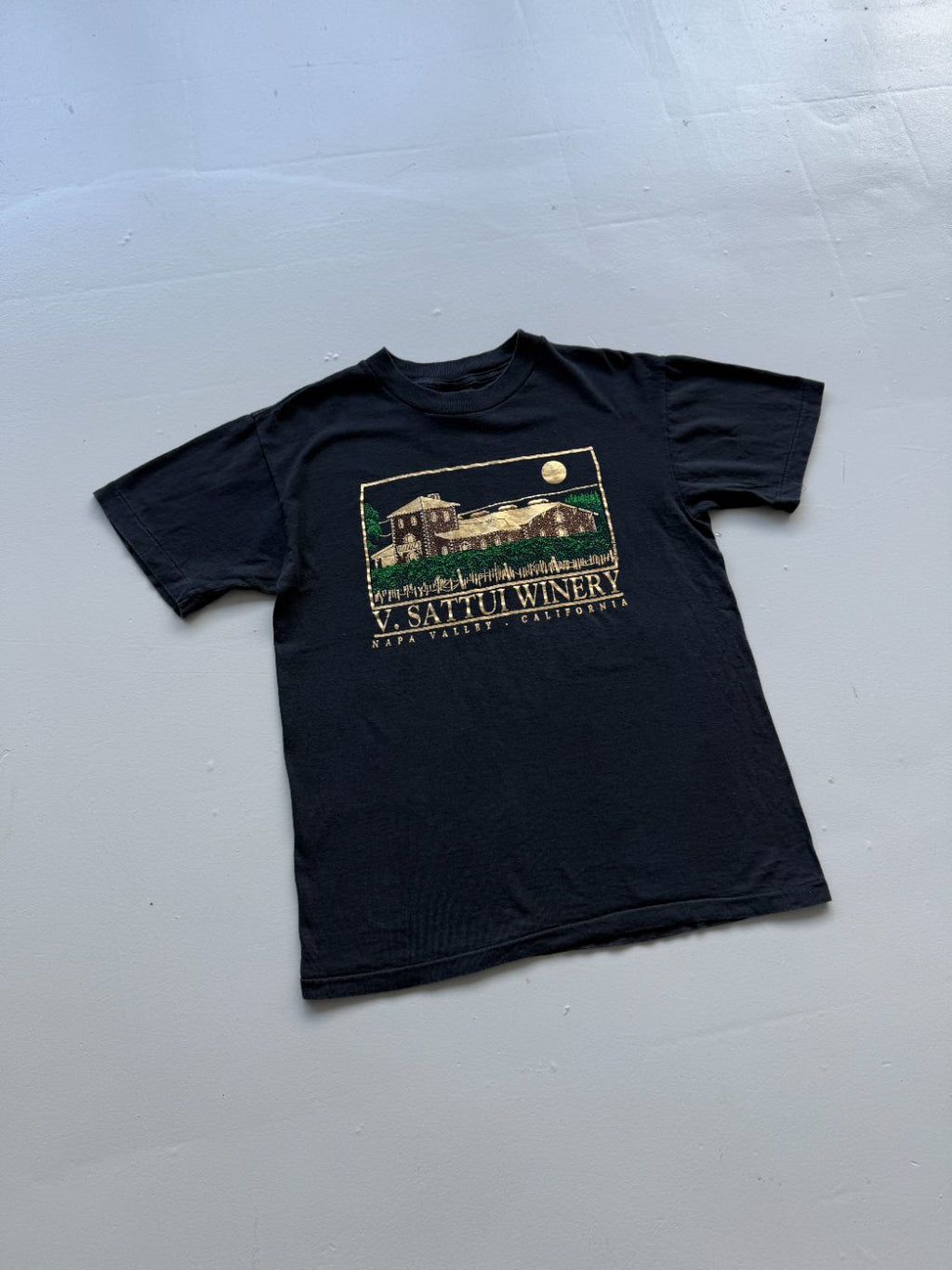 Winery Napa Valley Made in USA Vintage Single Stitch T-Shirt - Small