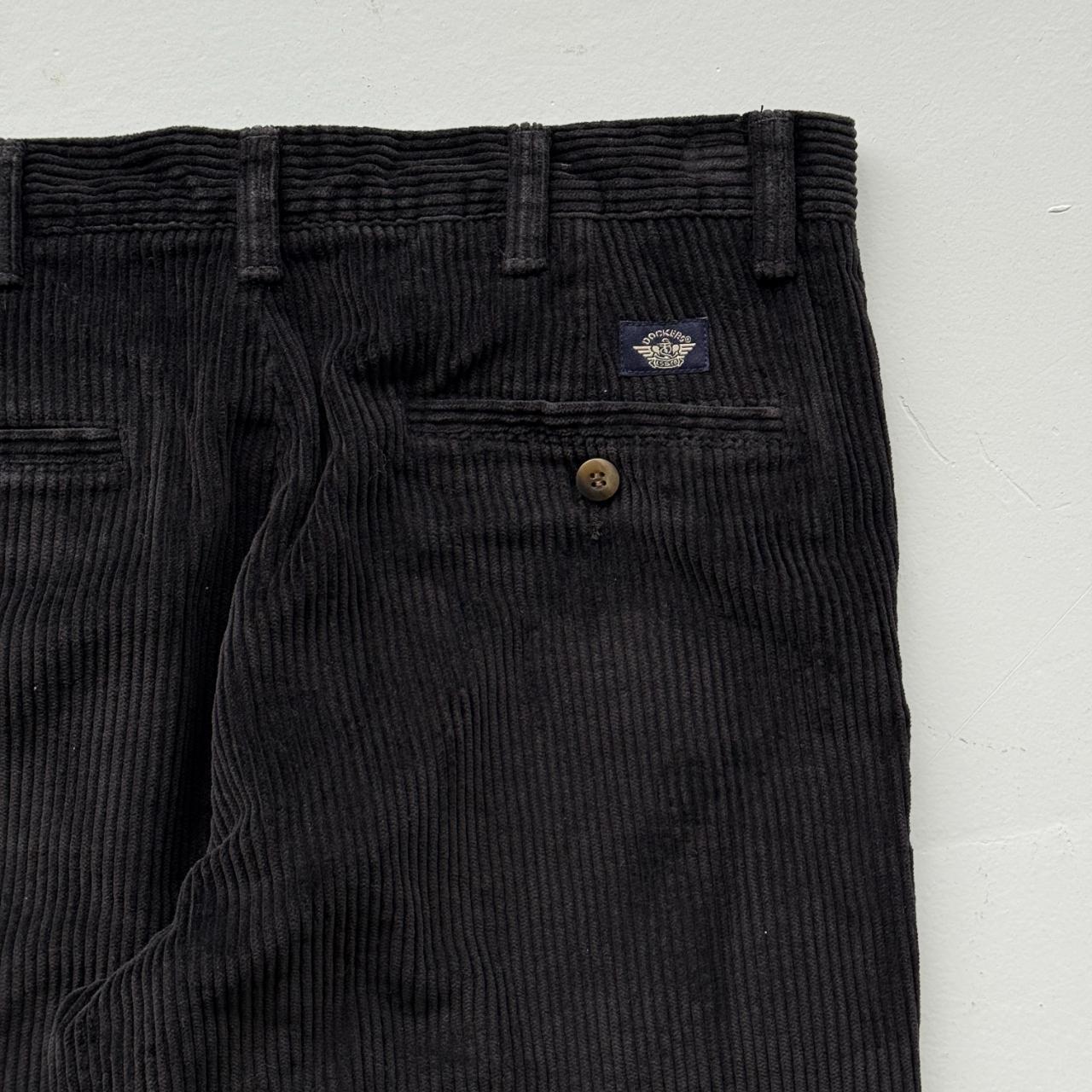 Black Corduroy Vintage 90s Dockers Chinos - 32” x 30”