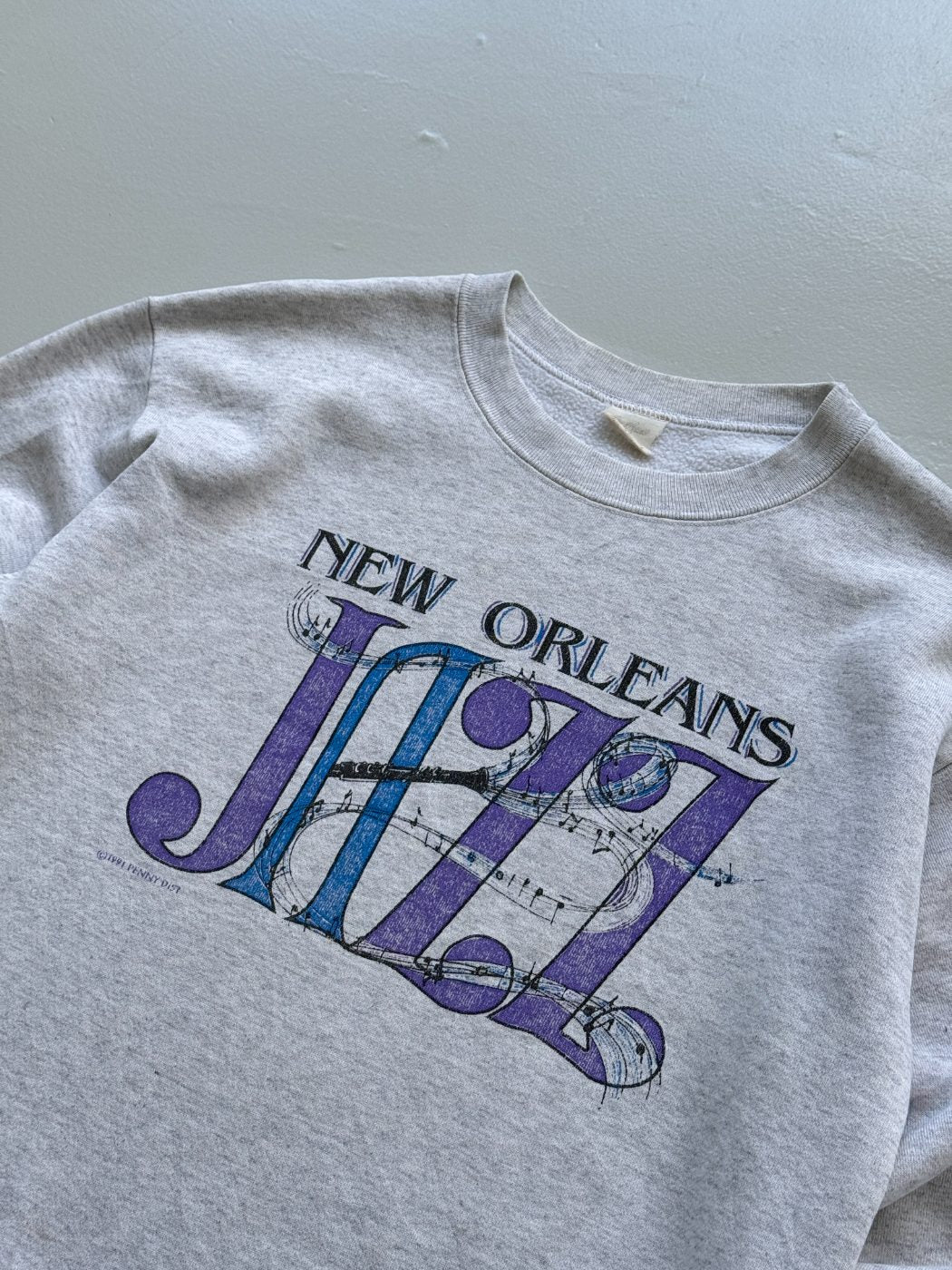 New Orleans Jazz American Vintage  90's Vintage Sweatshirt - Medium