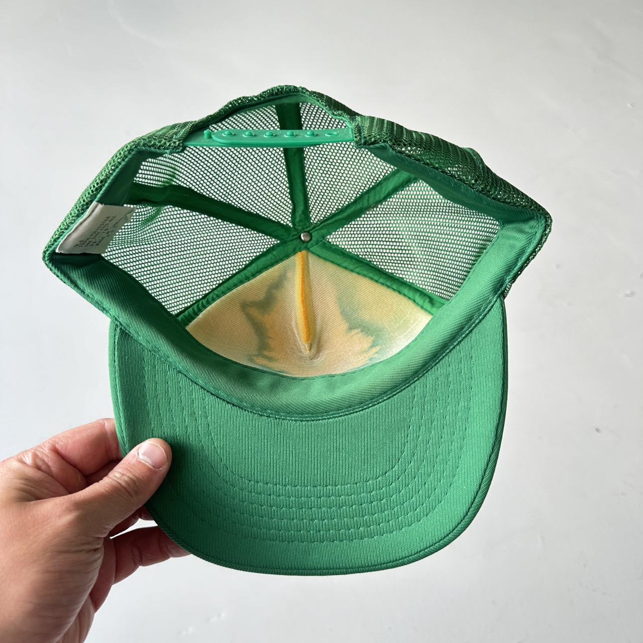 Green and Yellow Fuzzy’s Irish Mesh and Foam Trucker SnapBack Cap