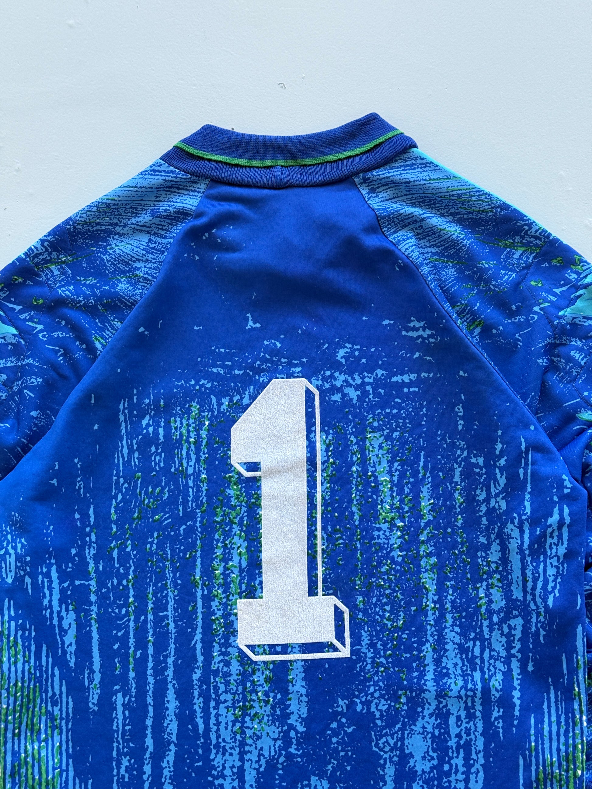 Adidas 90's Vintage Goalkeeper Football Shirt 92/93 France- Medium