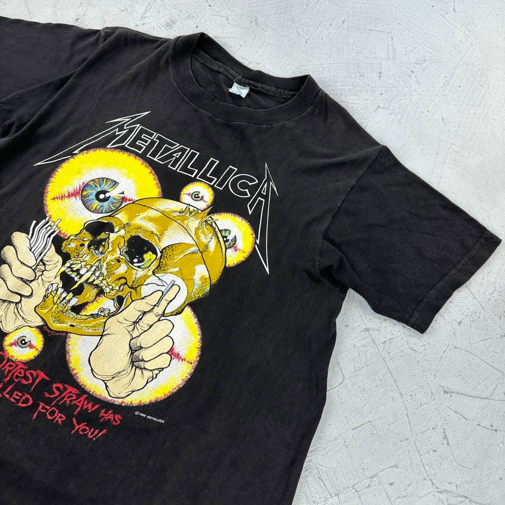 Metallica 90s vintage metal band T-shirt - Medium / Large