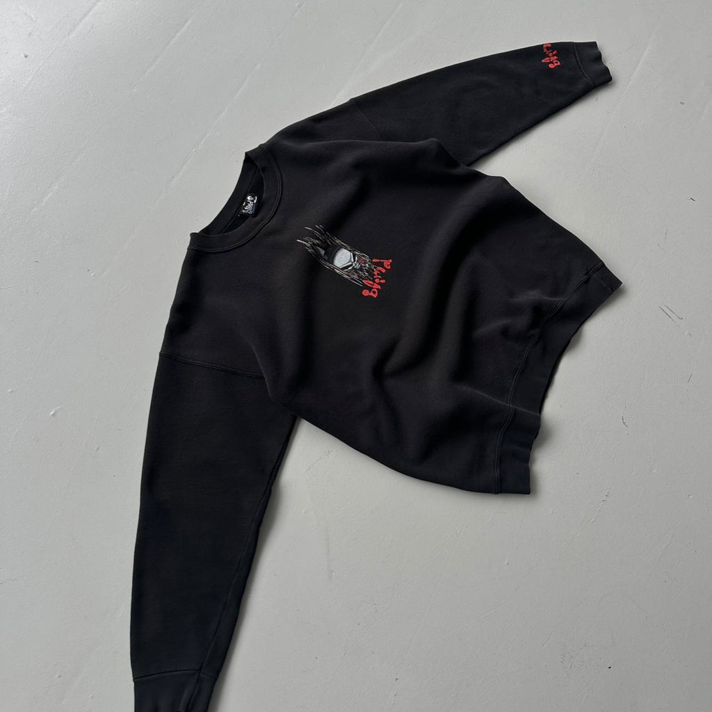 Black Blind Skateboarding Vintage Graphic Sweatshirt - Medium