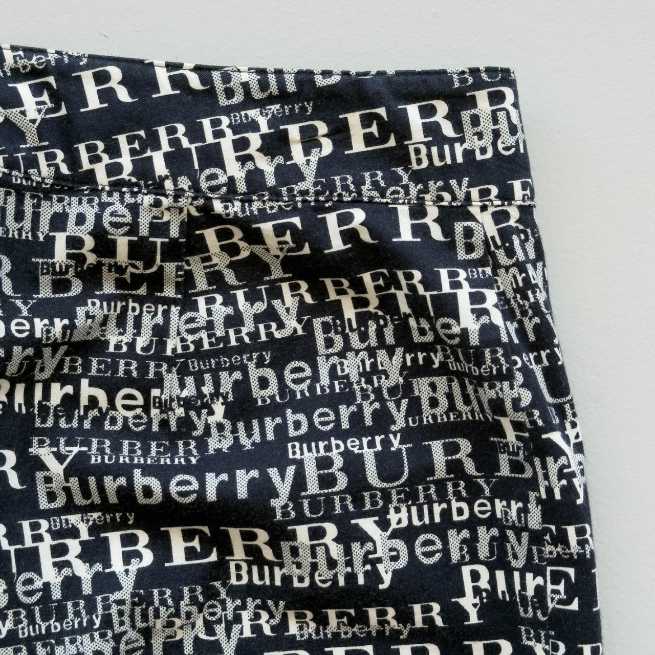 Black Burberry Cotton 90's Vintage Trousers/Capri - 31” x 30”