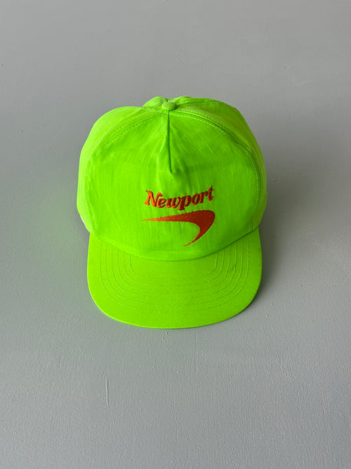 Newport Neon Green 90's Vintage SnapBack Trucker Cap