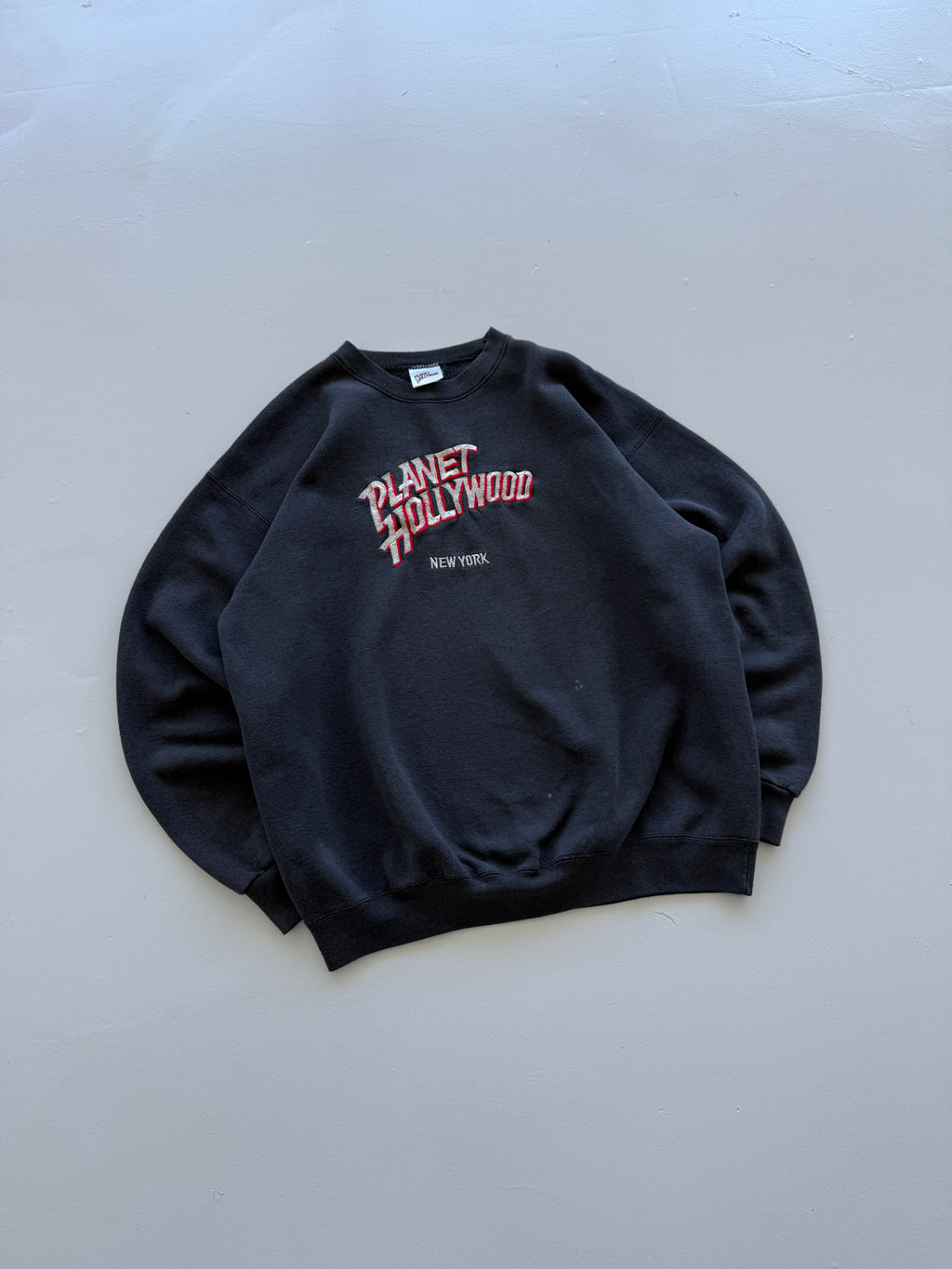 Black Planet Hollywood 90's Vintage Graphic Tourist Sweatshirt Jumper - XL