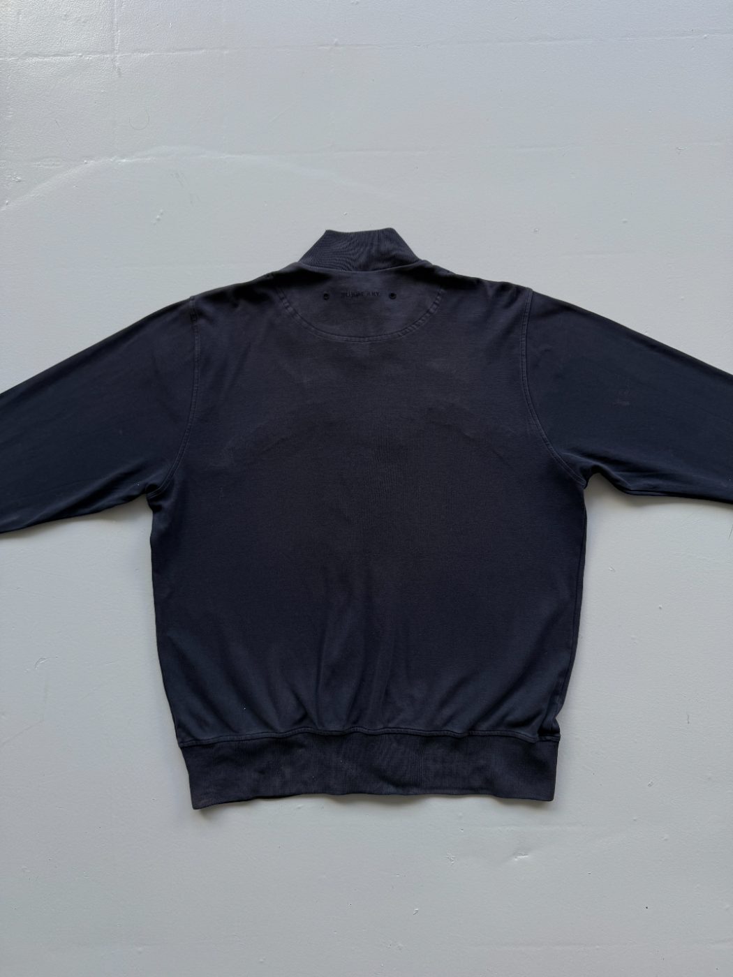 Burberry London Navy Full Zip Vintage Track Jacket - Large