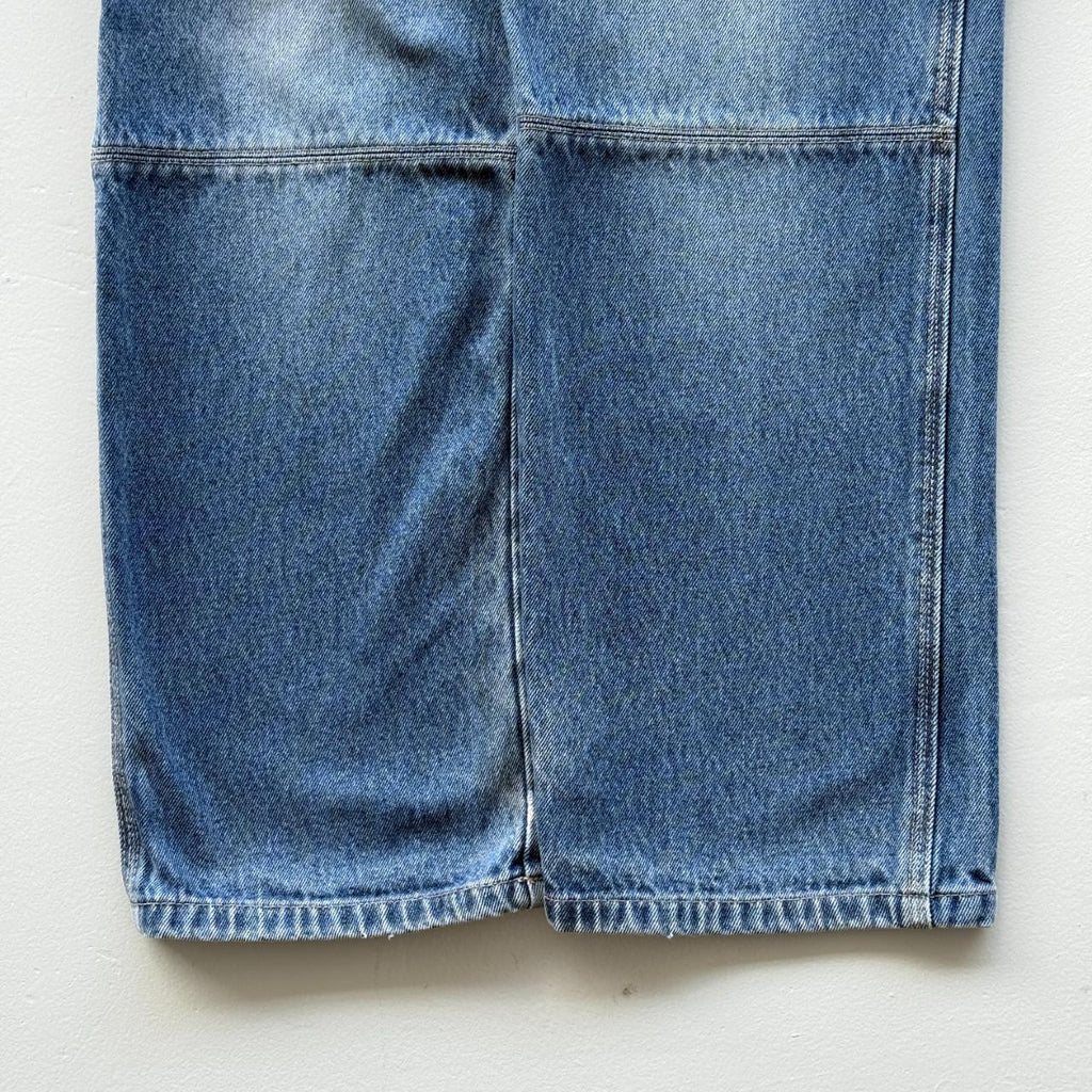 Blue Hip-Hop Baggy Wide Leg Y2K Vintage Jeans - 29” x 28”