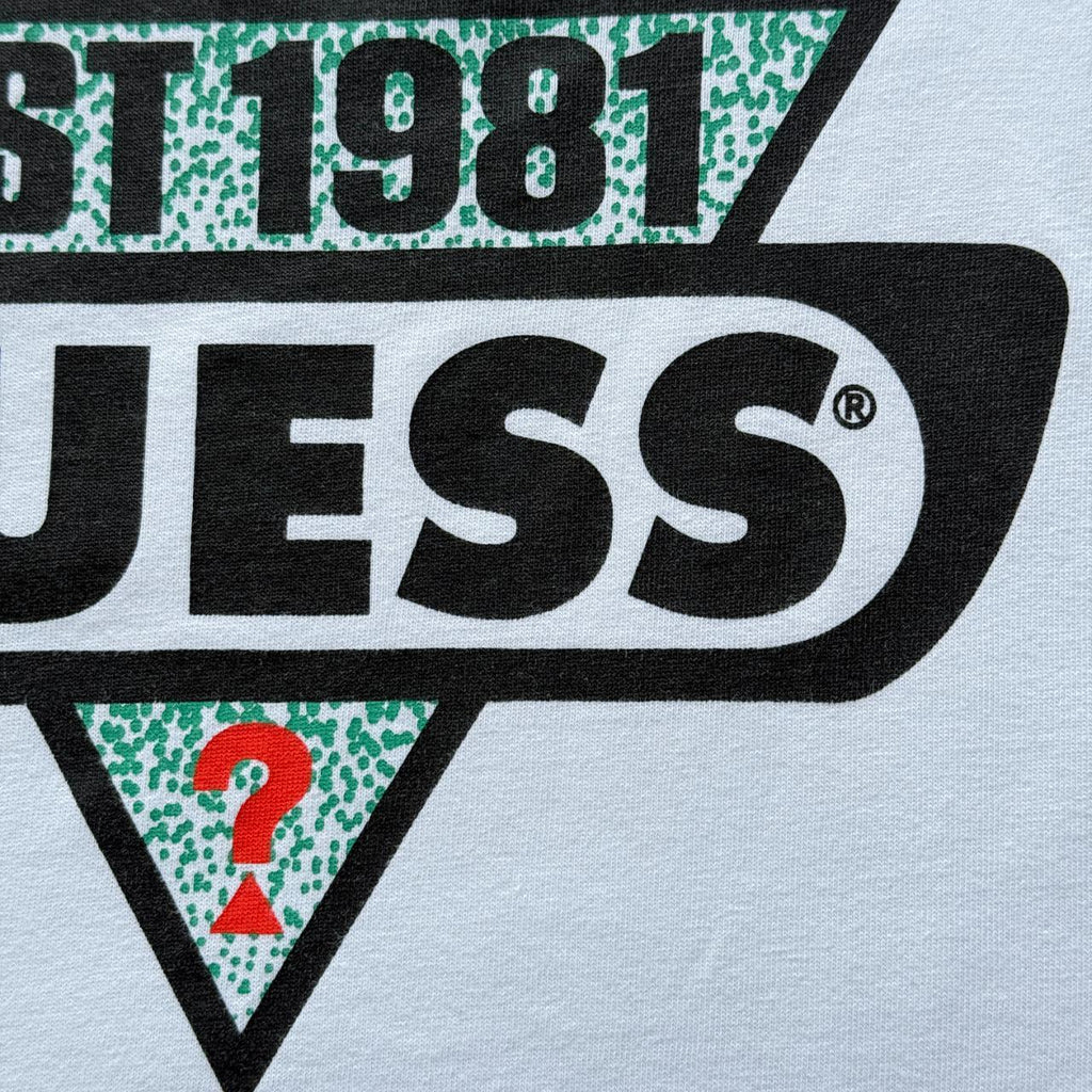 White Guess Vintage 90s T-shirt - XL