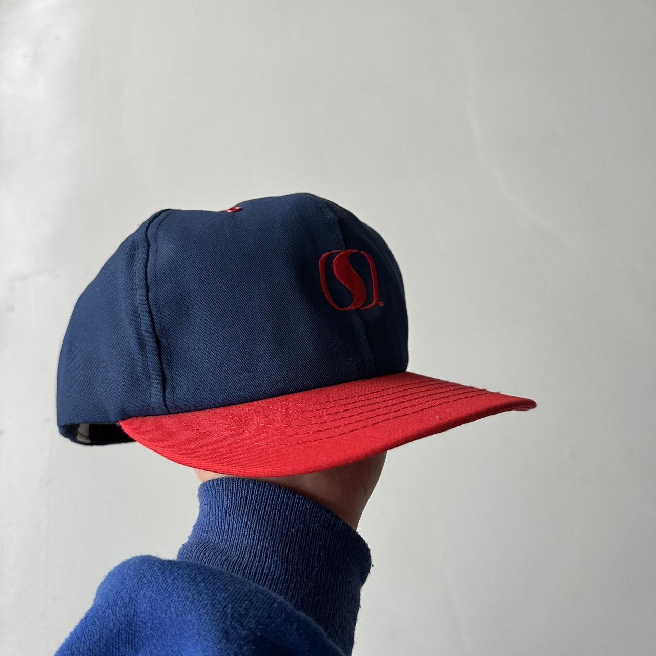 Navy Red ‘S’ Vintage SnapBack Trucker Cap