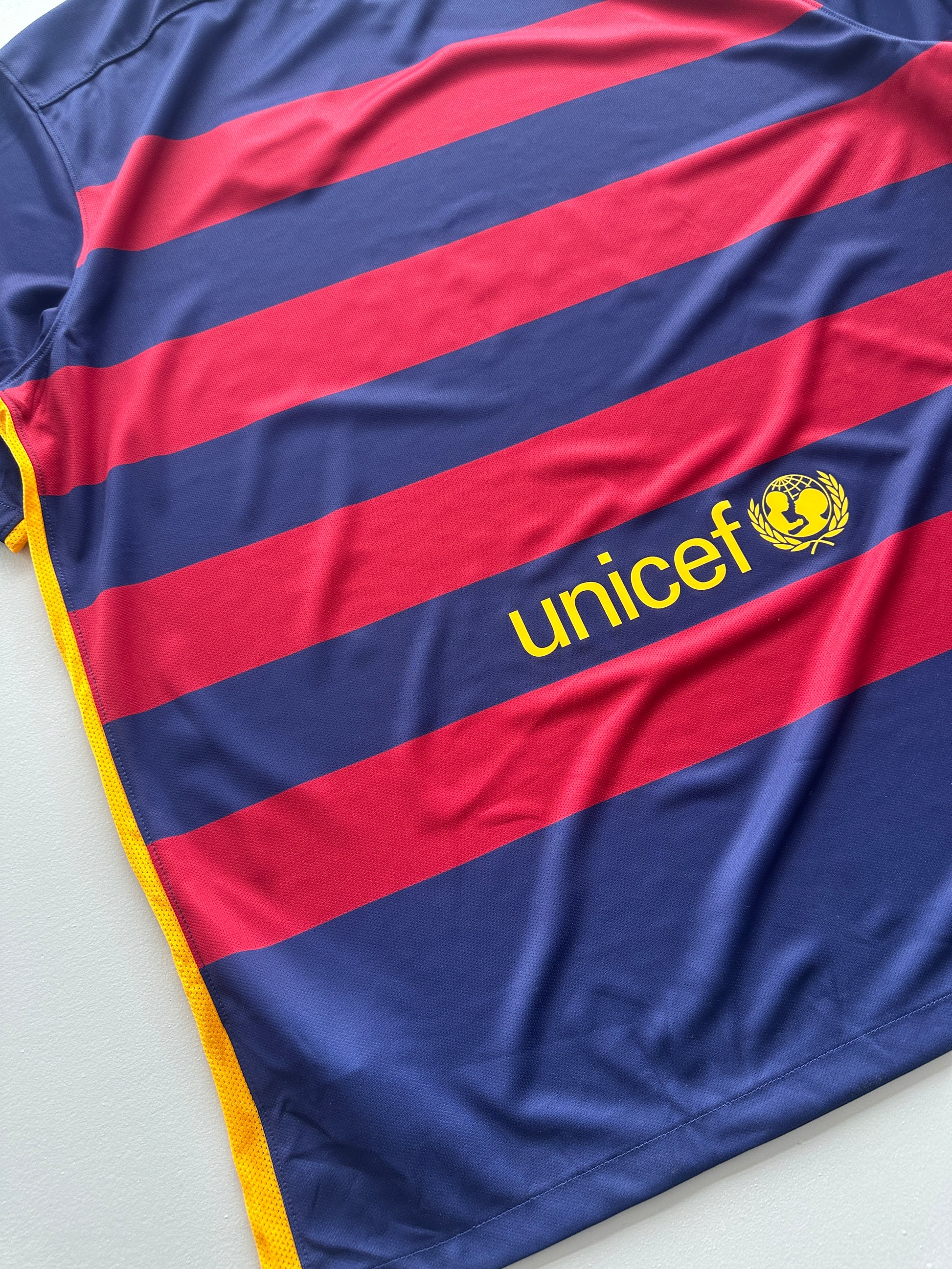 Nike FC Barcelona Qatar Airways 2015/16 Home Football Shirt - 2XL