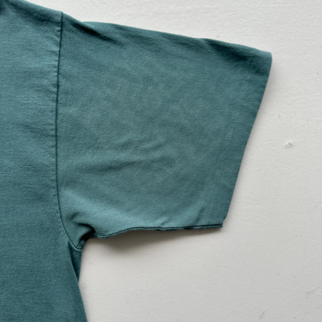 Teal Blue Promise Keepers Slogan 90s Vintage T-shirt - Medium