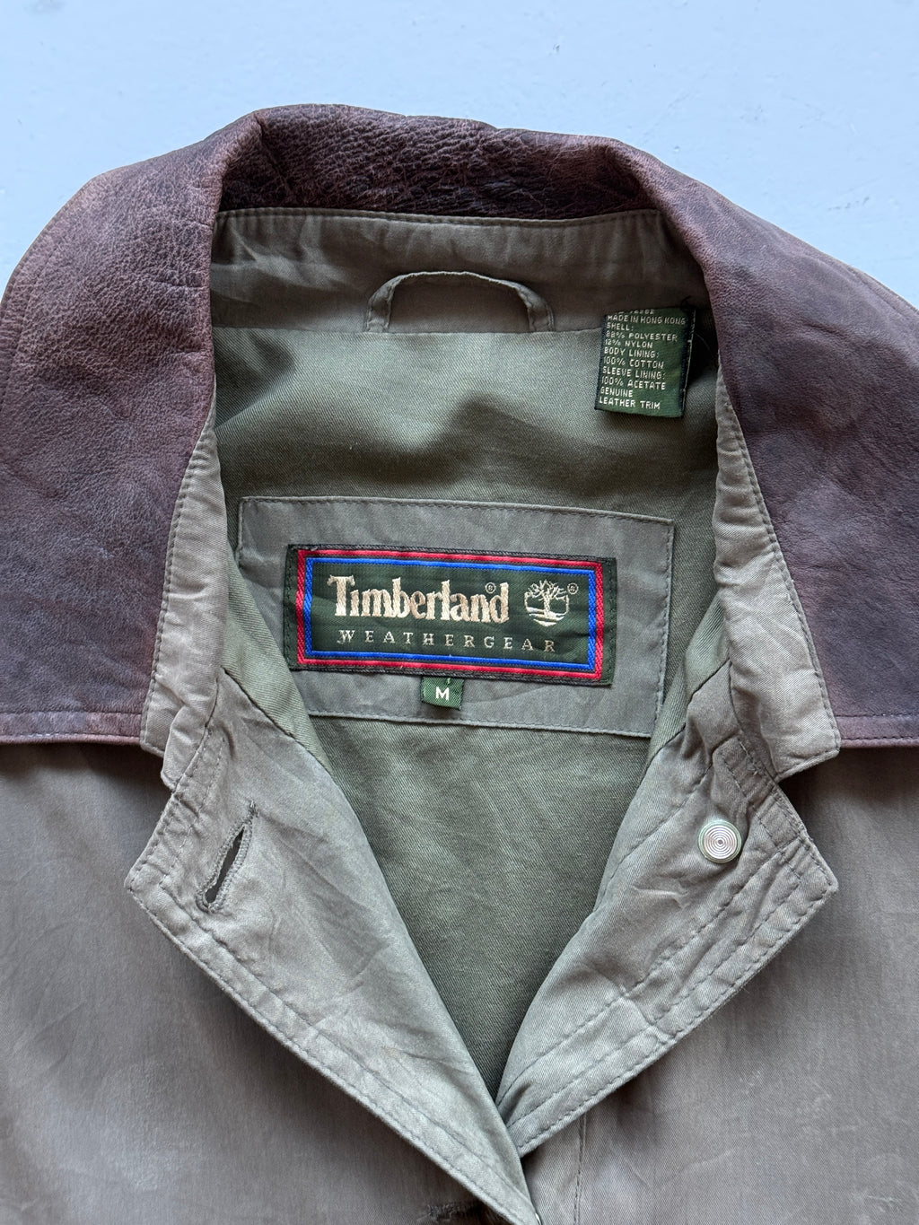 Green Timberland 00's Vintage Overcoat Barn Jacket - Medium