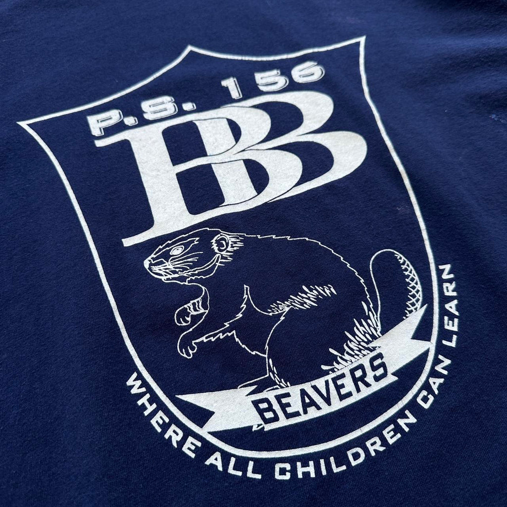 Navy Beavers 80s/90s Americana Vintage T-shirt - XL