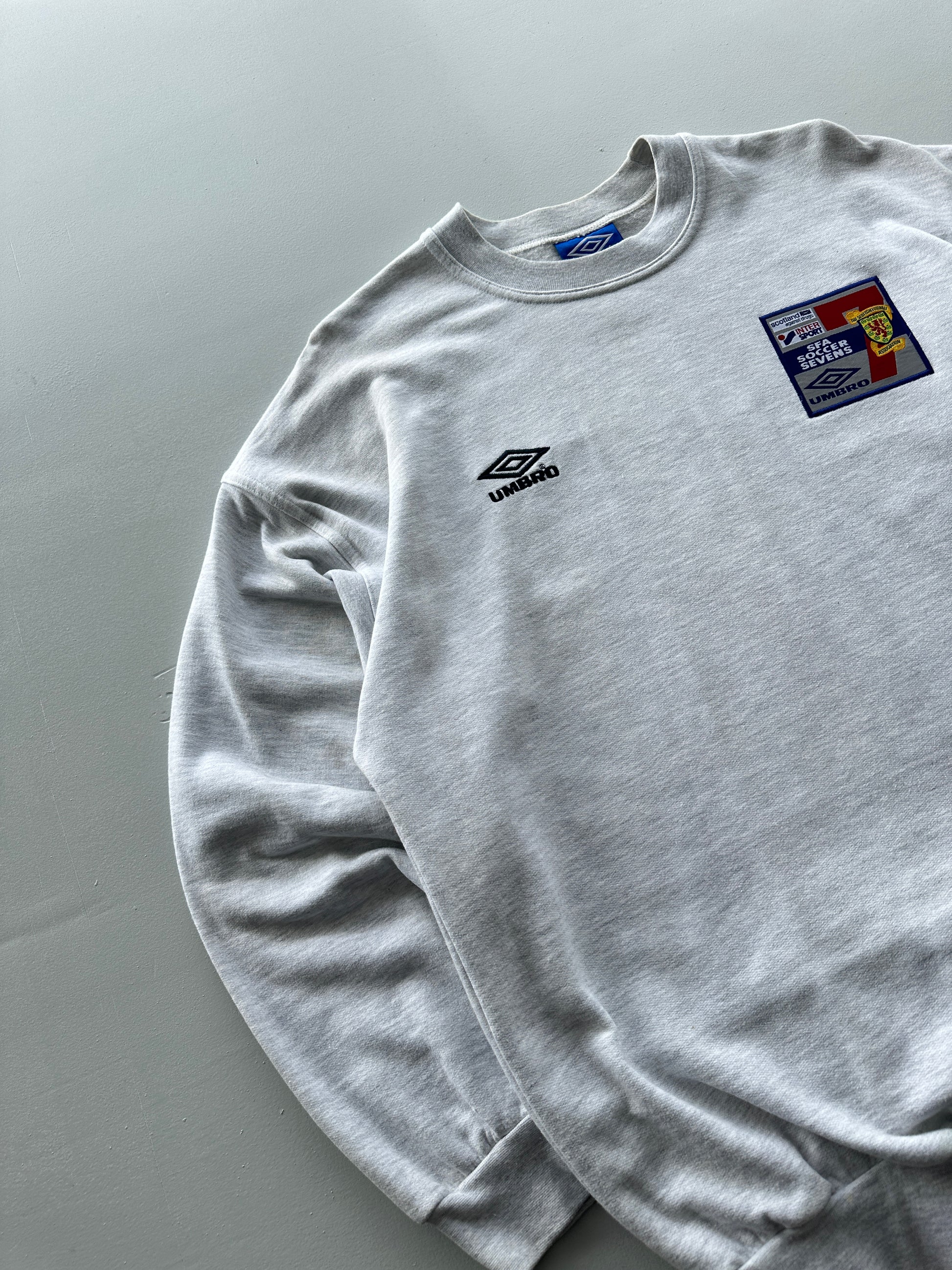 Umbro SFA Soccer Sevens Scotland 90's Vintage Sweatshirt - XL