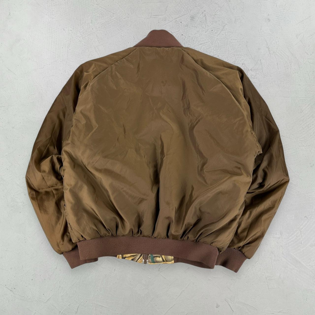 Columbia Real Tree Reversible 90s Vintage Bomber Jacket - Medium