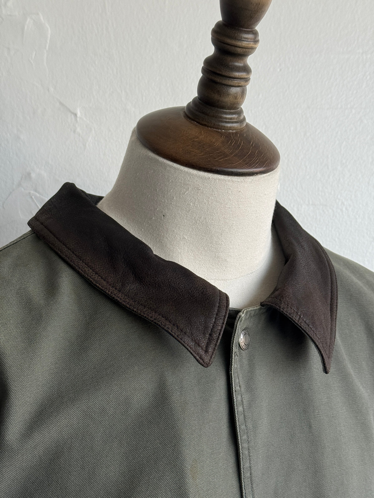 Woolrich Olive Barn Jacket Removable Inner 90's Vintage - XXL